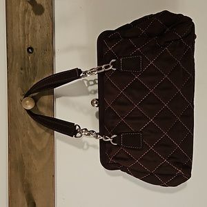 Vera Bradley Brown Quilted Handbag